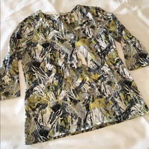 Style & Co. knit 3/4 length sleeve shirt